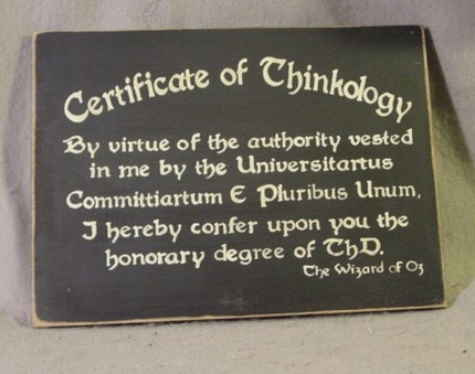 thinkology degree Th.D.